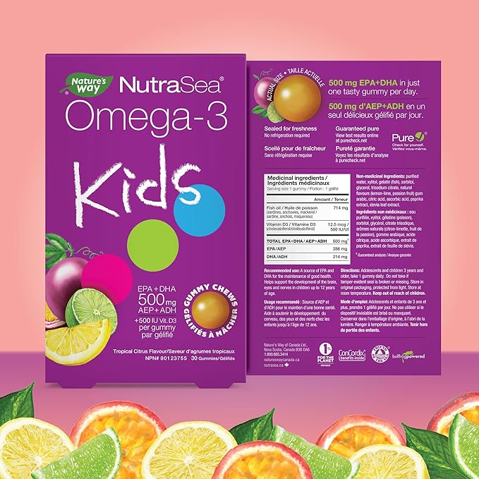 Omega-3 Kids | NutraSea® | 30 Gummies