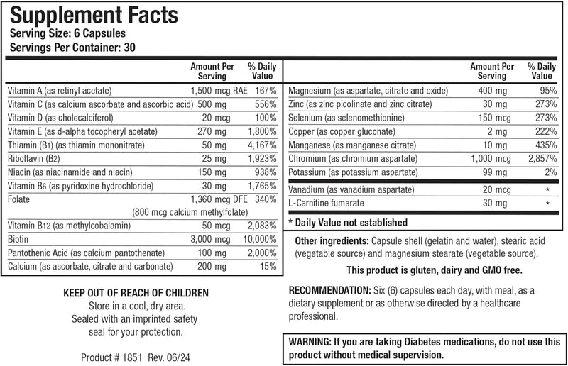 GlucoBalance® | Biotics Research® | 180 Capsules