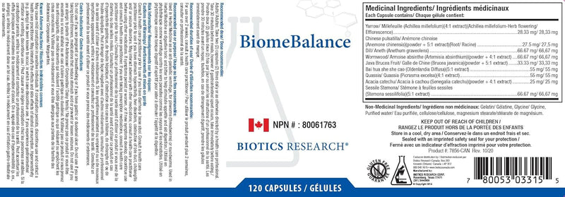 BiomeBalance | Biotics Research® | 120 Capsules