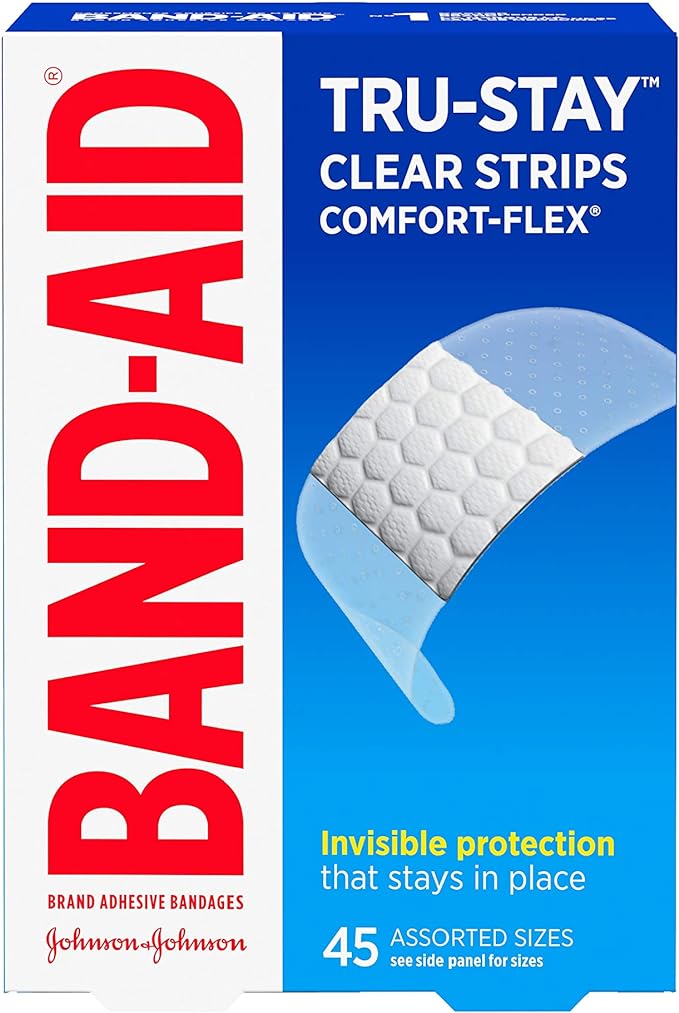 Tru-Stay™ Clear Strips Comfort-Flex | Band-Aid® | 45 Count