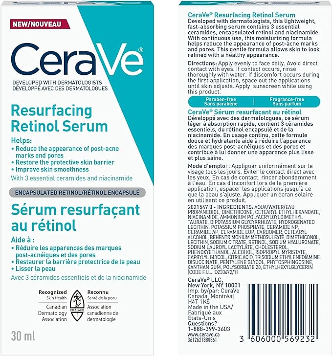 Resurfacing Retinol Serum  | CeraVe® | 30 mL