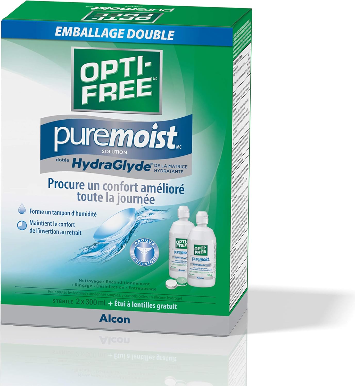 PureMoist with HydraGlyde | Opti-Free | 2 x 300 mL