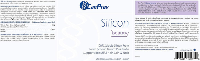 Silicon + Biotin Liquid | CanPrev | 500 mL