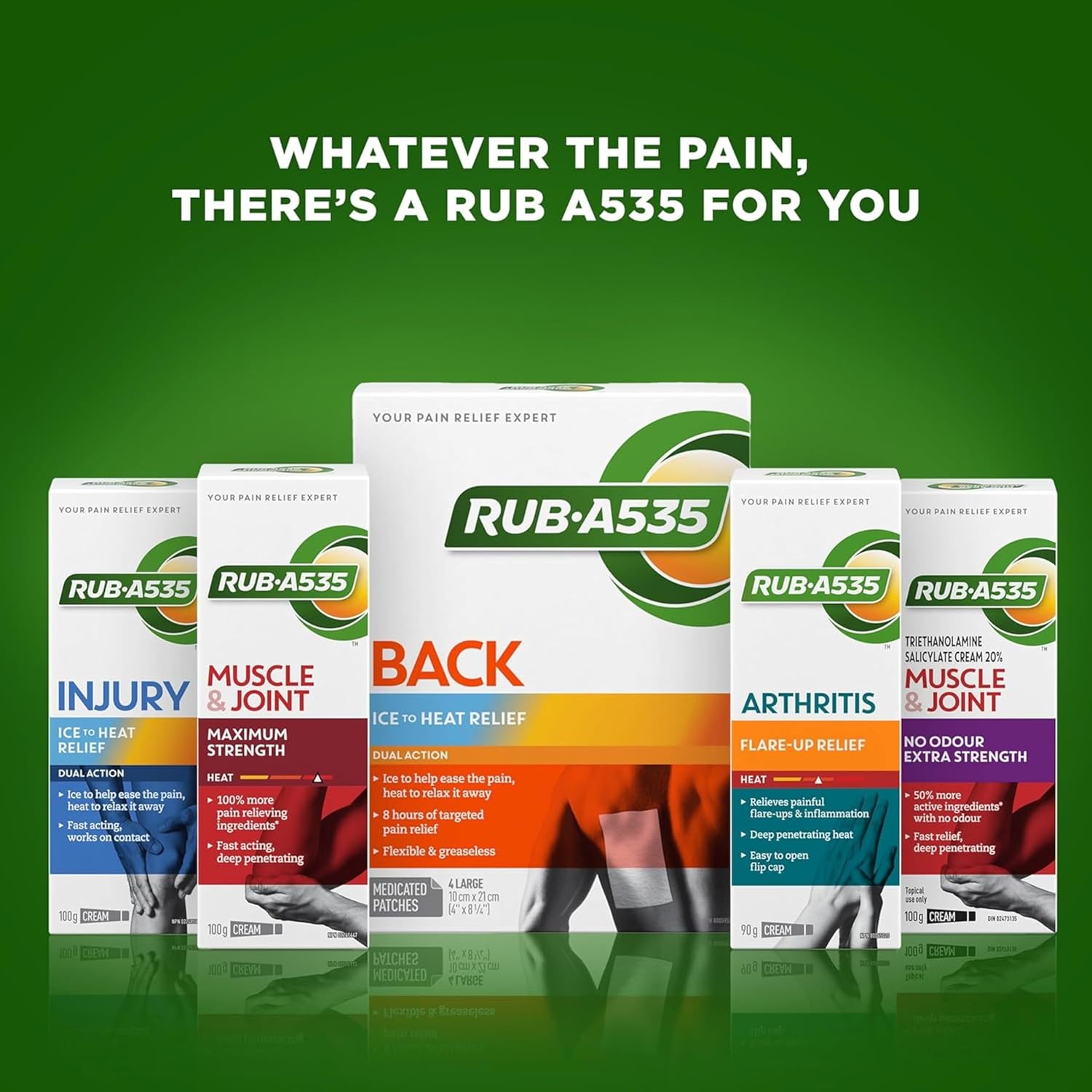 Ice Pain Relief Gel | RUB•A535 | 150 g