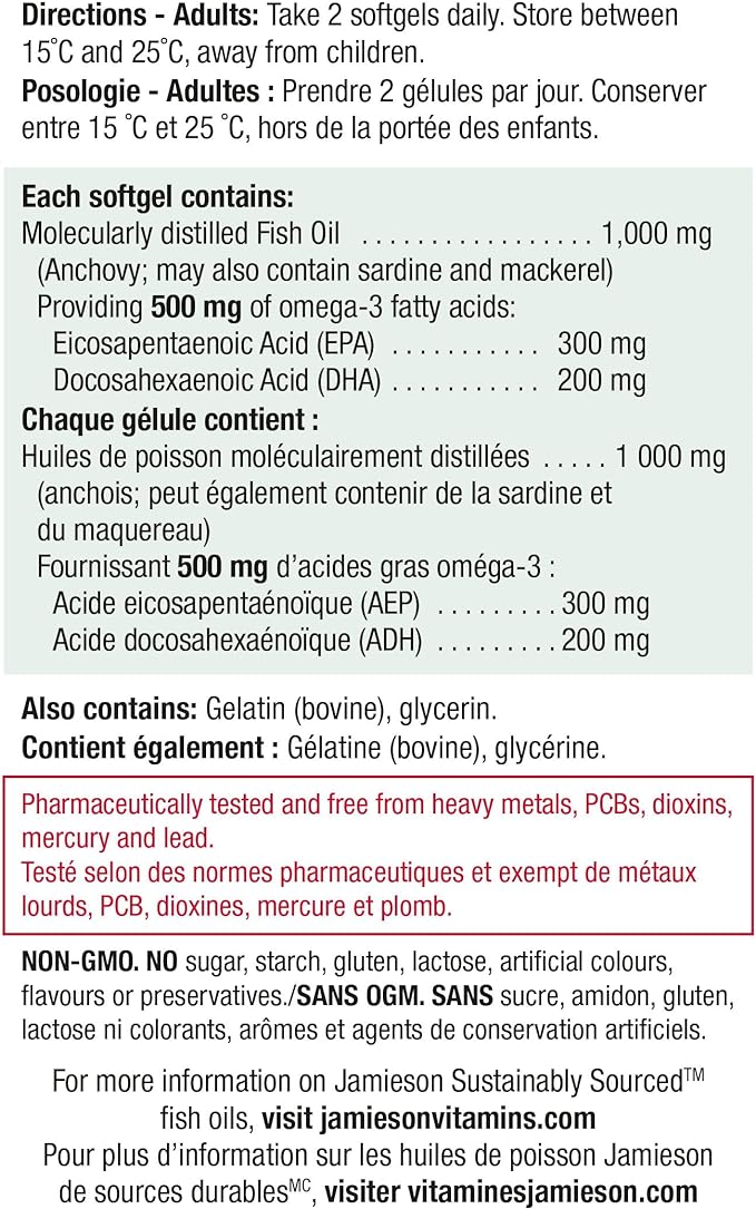 Omega-3 Select™ | Jamieson™ | 200 Softgels