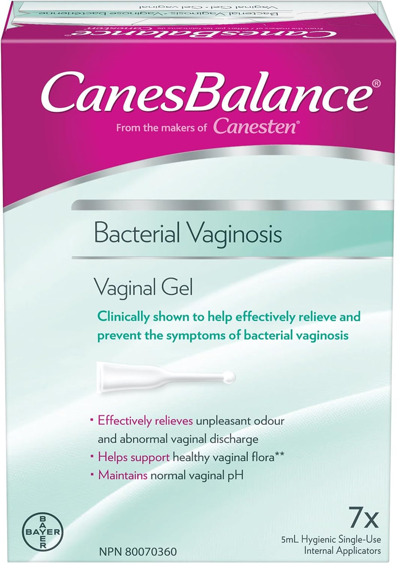 CanesBalance Bacterial Vaginosis Vaginal Gel Treat and Prevent | Canesten | 7 Single-Use Applicators