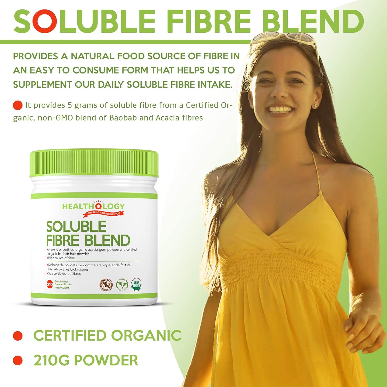 Soluble Fibre Blend | Healthology™ | 210 gram