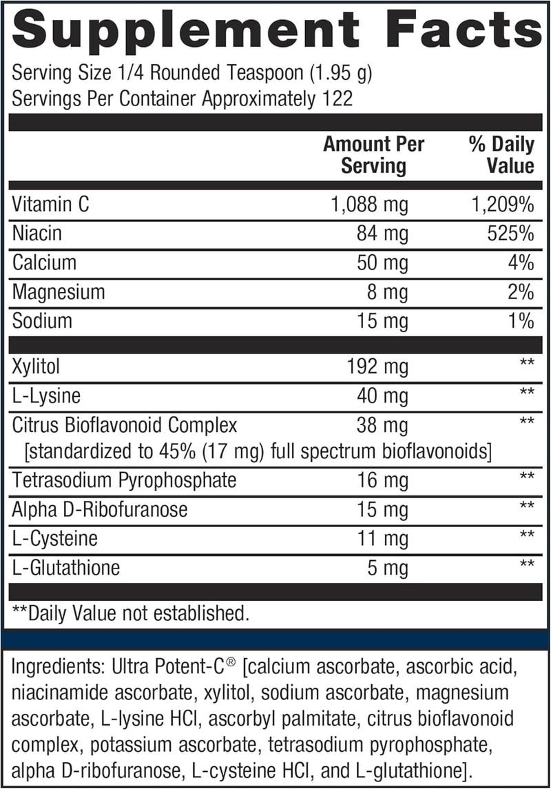 Ultra C™ Powder | Metagenics | 8.39 oz