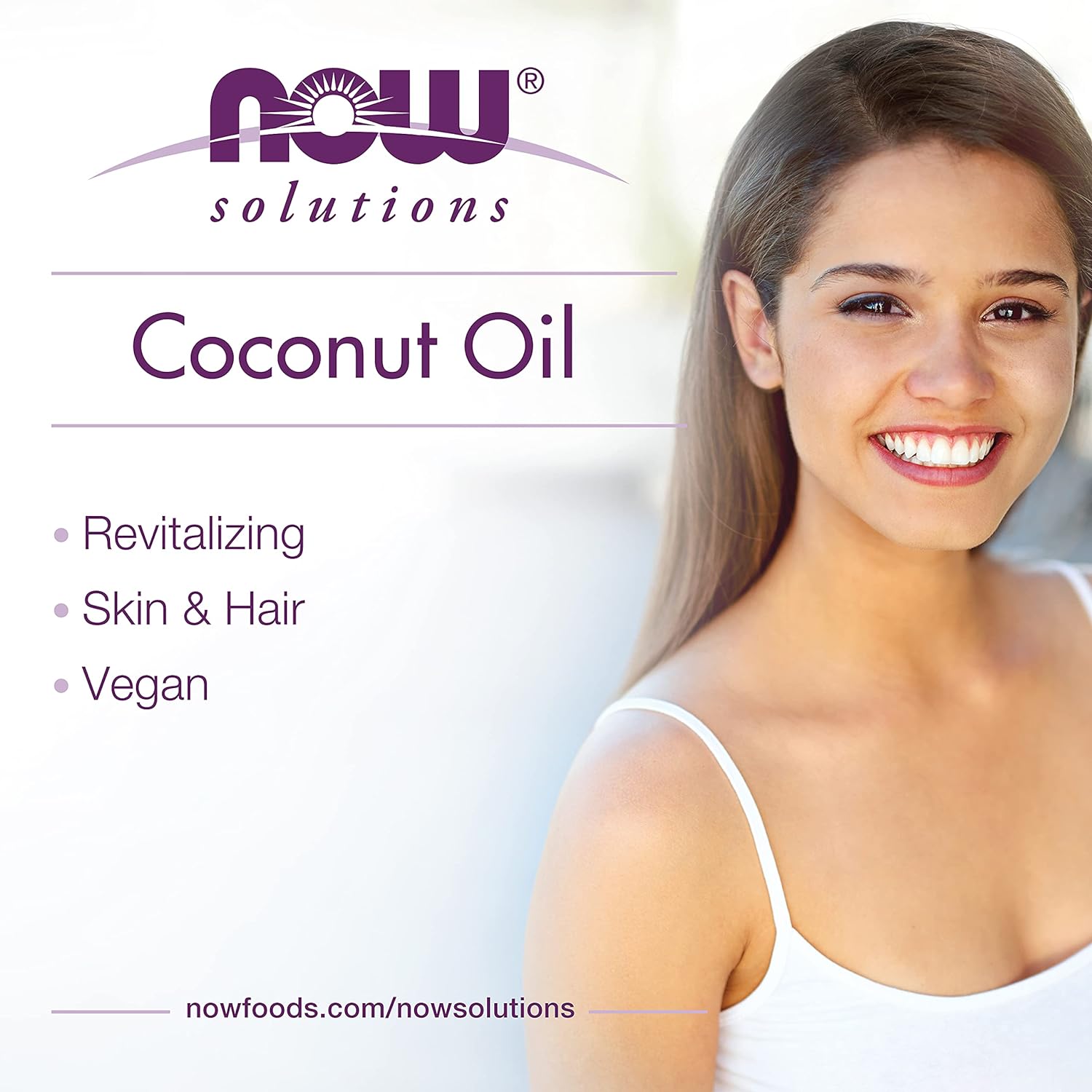 Fractionated Liquid Coconut Oil | NOW® | 118 OR 473 mL
