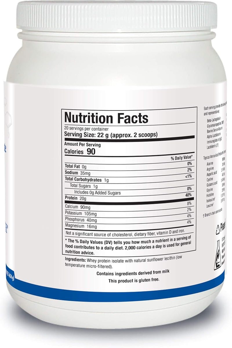 WHEY Protein Isolate | Biotics Research® | 16 oz