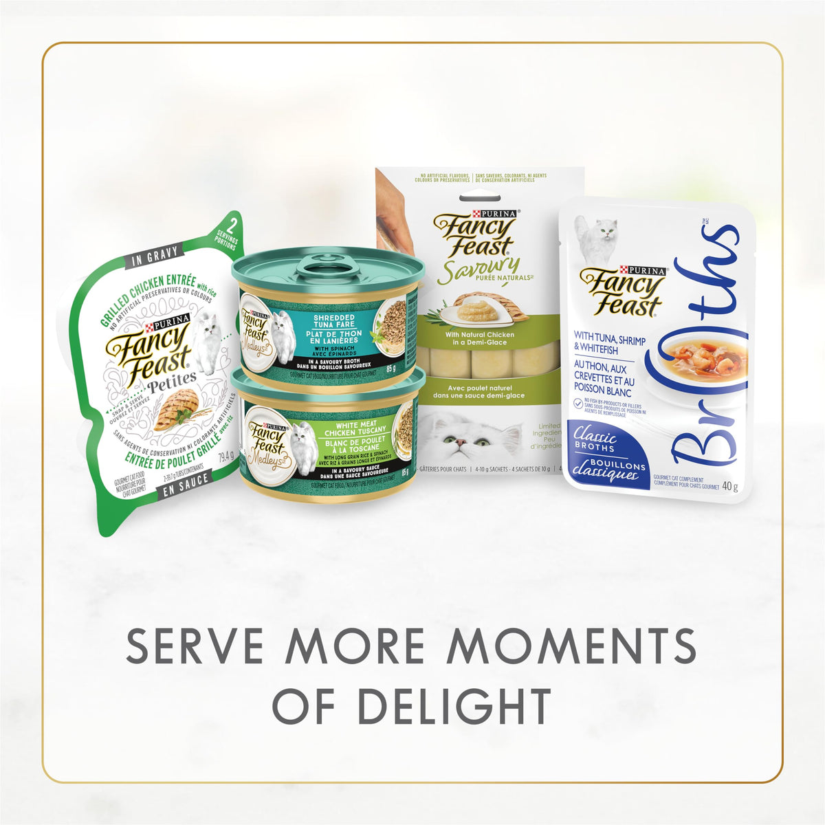 Fancy Feast Wet Cat Food, Pate Salmon & Shrimp Feast - 85 g Can (24 Pack) 🍁 All In One Marketplace Canada