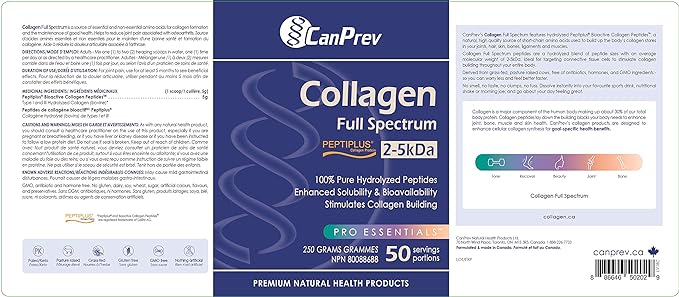 Collagen Full Spectrum | CanPrev | Powder: 250gr