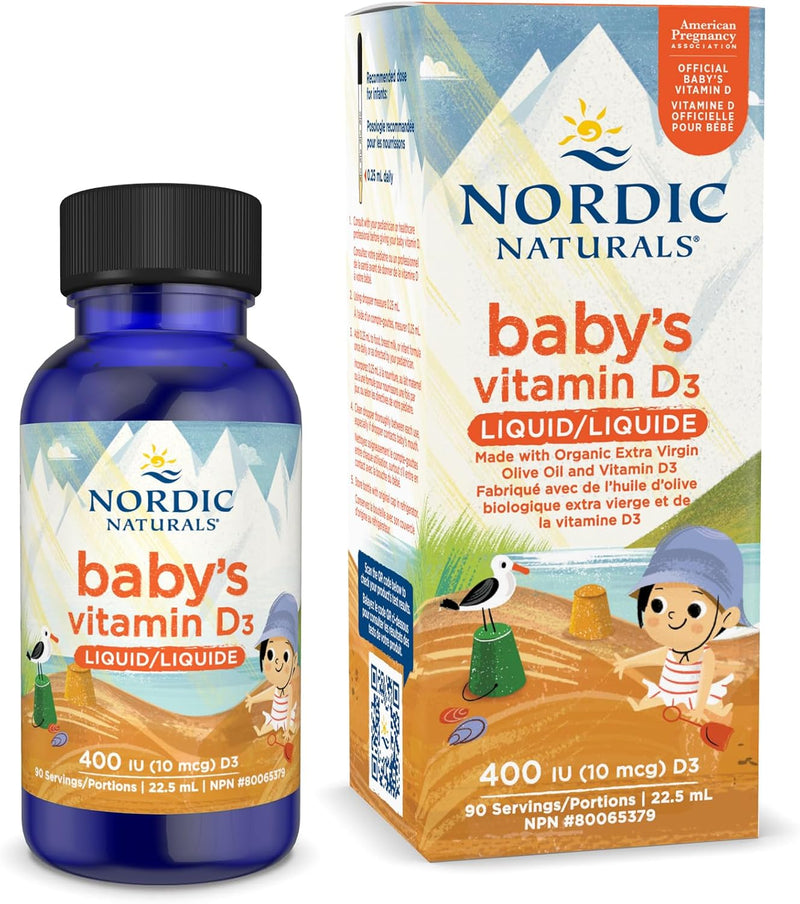 Baby's Vitamin D3 Liquid | Nordic Naturals® | 22.5 mL