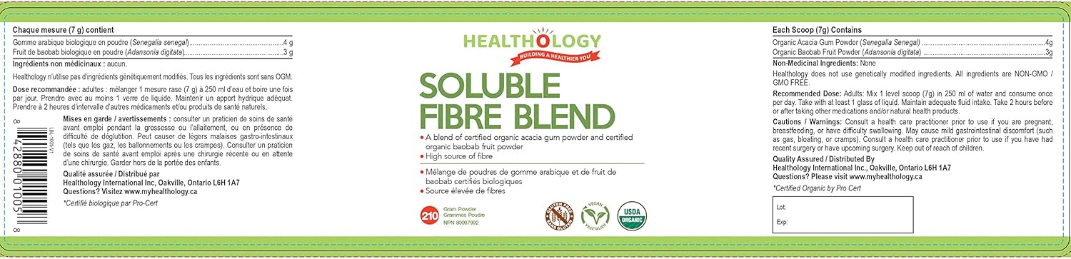 Soluble Fibre Blend | Healthology™ | 210 gram