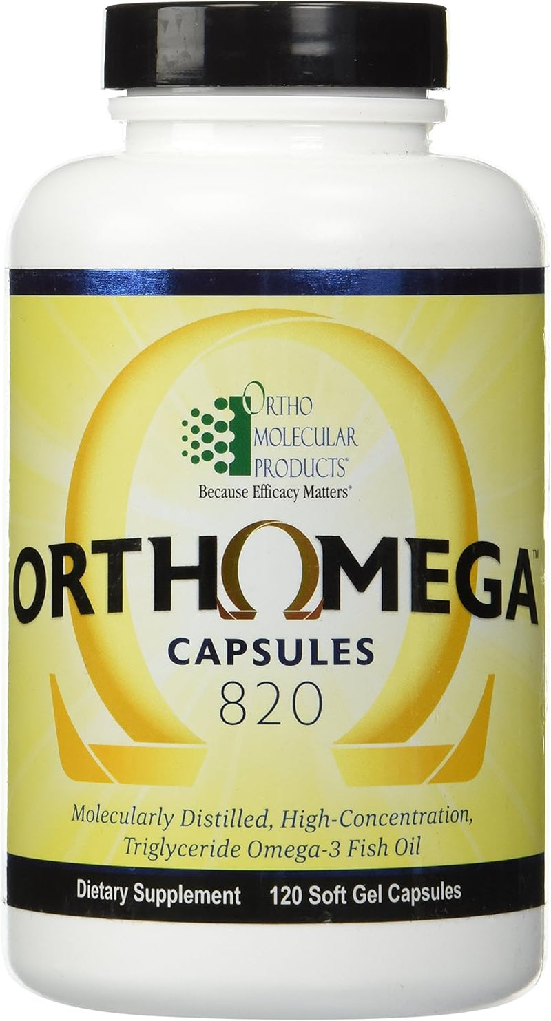 Orthomega™ 820 | Ortho Molecular Products® | 120 Softgel Capsules