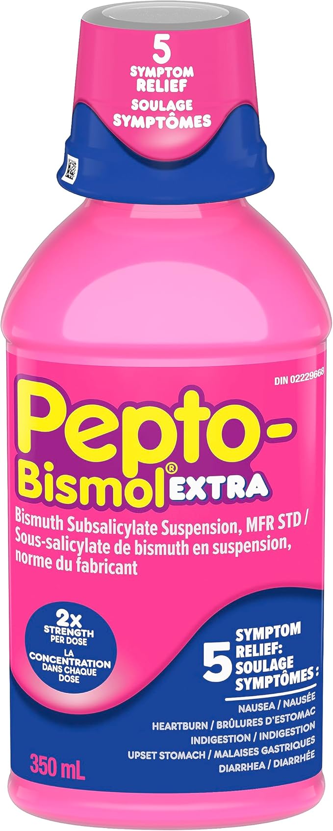 Pepto Extra Strength Liquid | Pepto Bismol® | 12oz (350mL)