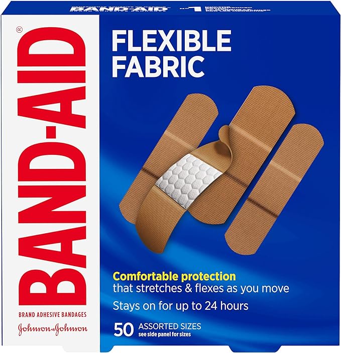 Flexible Fabric bandages Family Pack | Band-Aid® | 50 Count