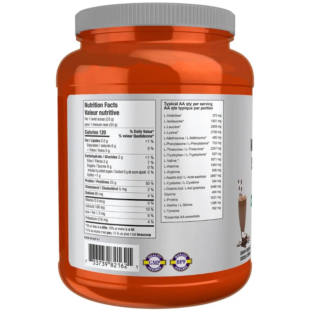 Whey Protein Isolate | NOW® Foods® | Diffrent Flavor