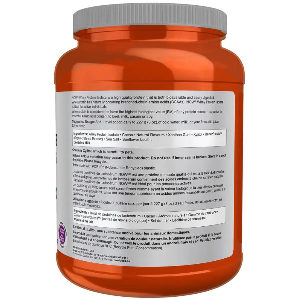 Whey Protein Isolate | NOW® Foods® | Diffrent Flavor
