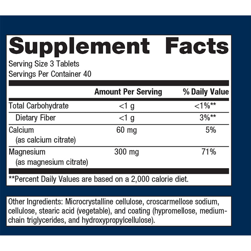 Mag Citrate™ | Metagenics® | 120 Tablets