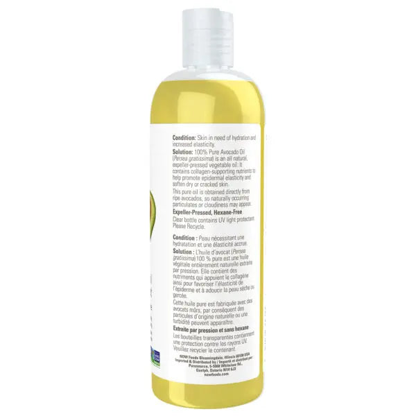 Avocado Oil Expeller Pressed | NOW® | 118 OR 473 mL