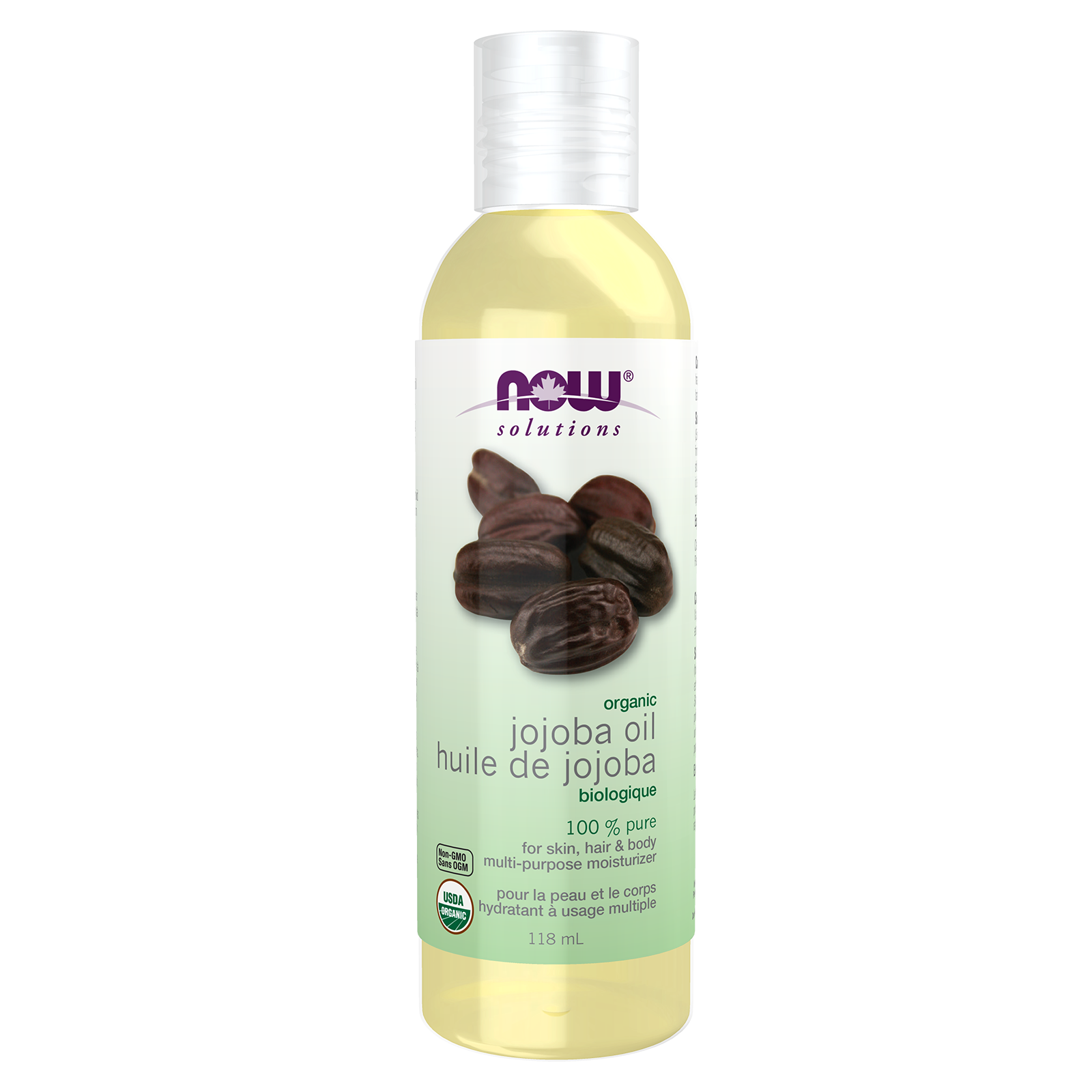 Organic Jojoba Oil, ECO2 | NOW® | 118 OR 237 mL