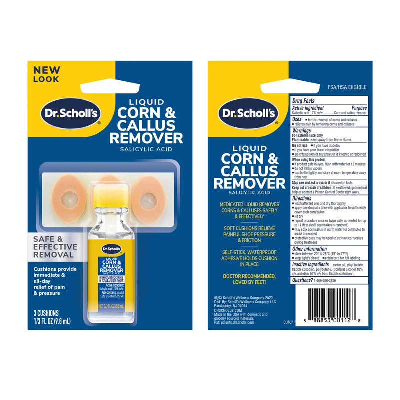 Liquid Corn & Callus Remover | Dr. Scholl's® | 3 Cushions