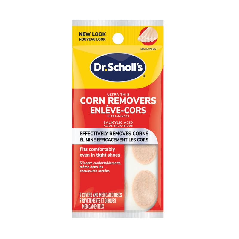 Ultra-Thin Corn Removers | Dr. Scholl's® | 9 Covers and Medicated Discs