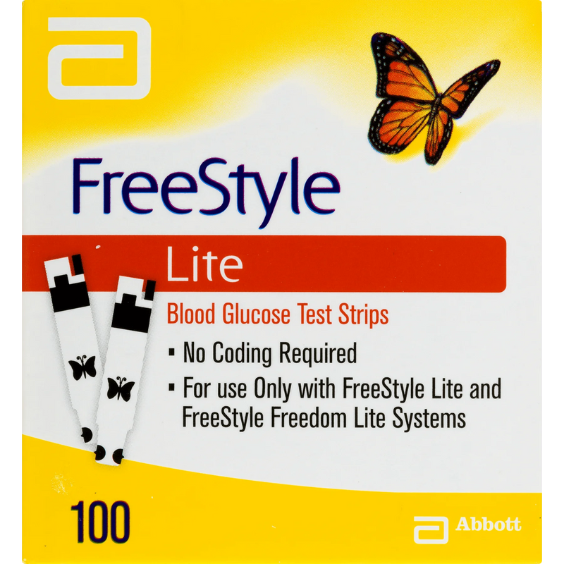 Lite Test Strips | FreeStyle | 100 Strips