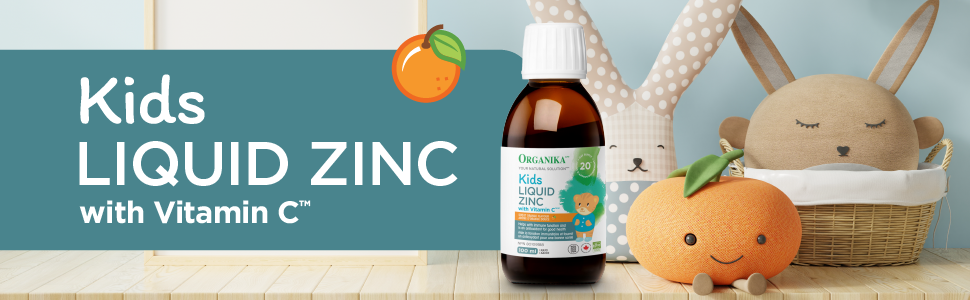 Kids Zinc Vitamin C | Organika® | 100 mL