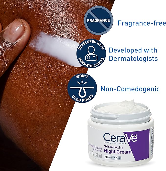 Skin Renewing Night Cream | Cerave® | 1.7 Oz. (48 g)