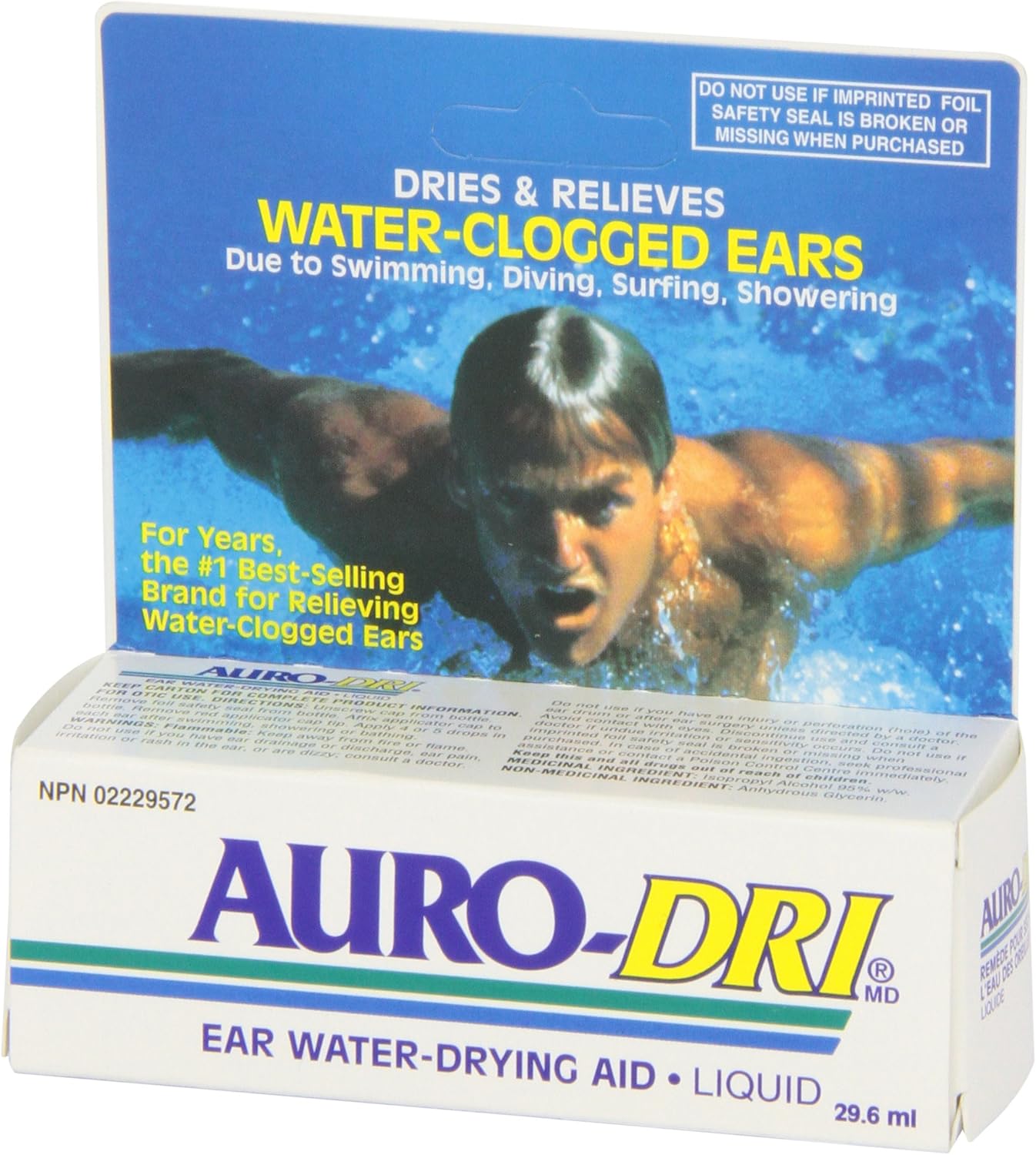 Ear Water-Drying Aid Liquid | Auro-Dri® | 29.6 mL