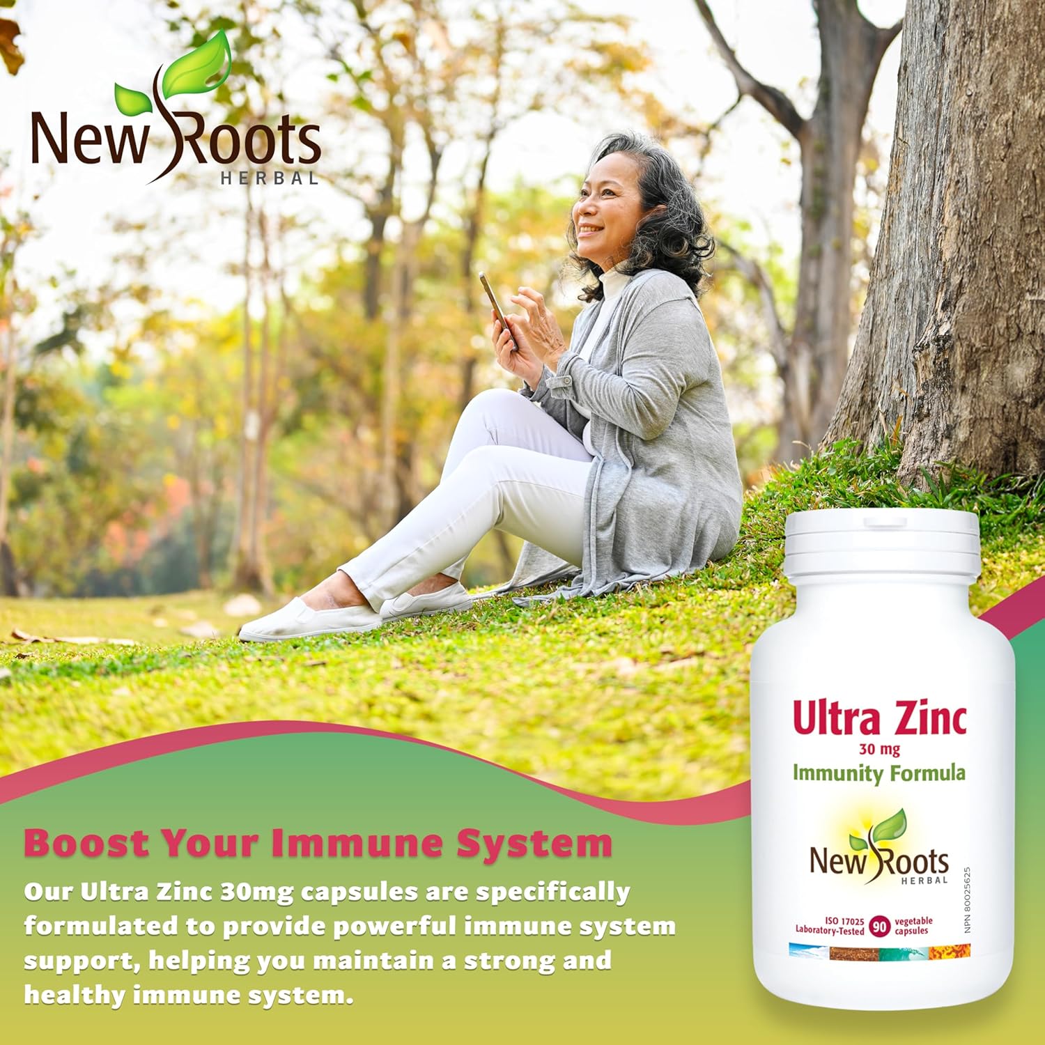 Ultra Zinc | New Roots HERBAL® | 90 Veg Capsules
