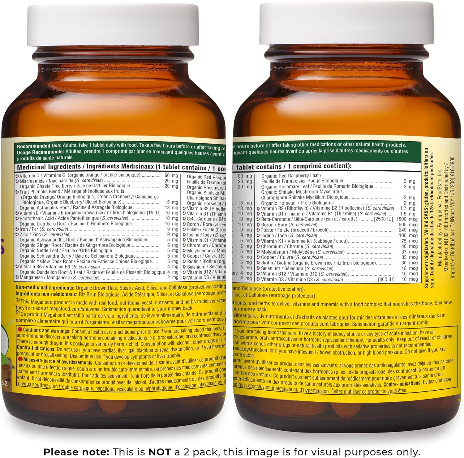 Women's One Daily | MegaFood® | 30, 72 & 90 Tablets