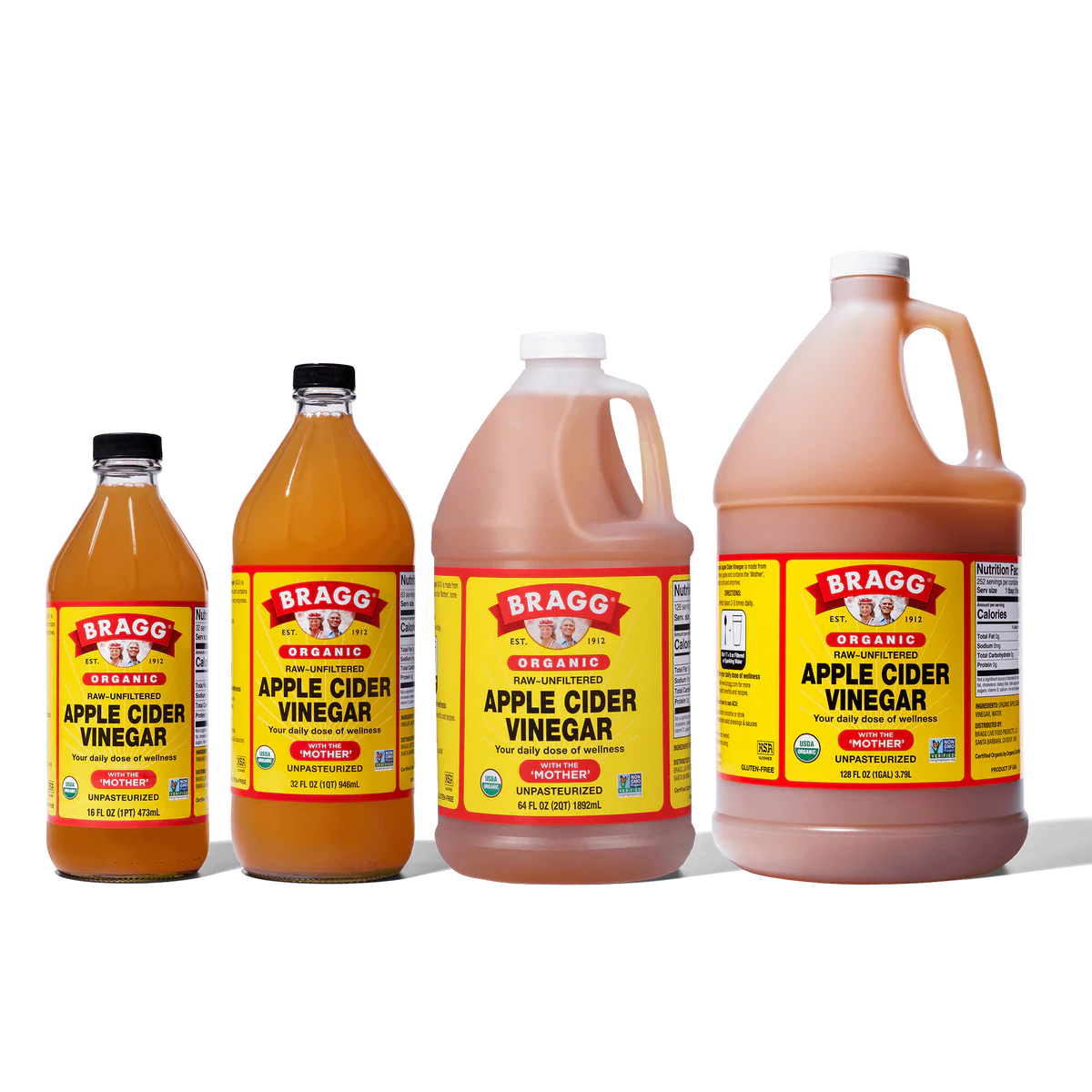 Organic Apple Cider Vinegar | Bragg | Different Sizes