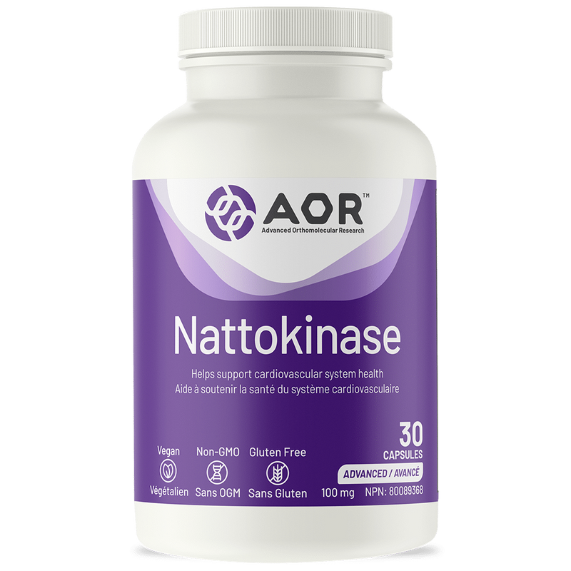 Nattokinase 100mg | AOR™ | 30 Capsules