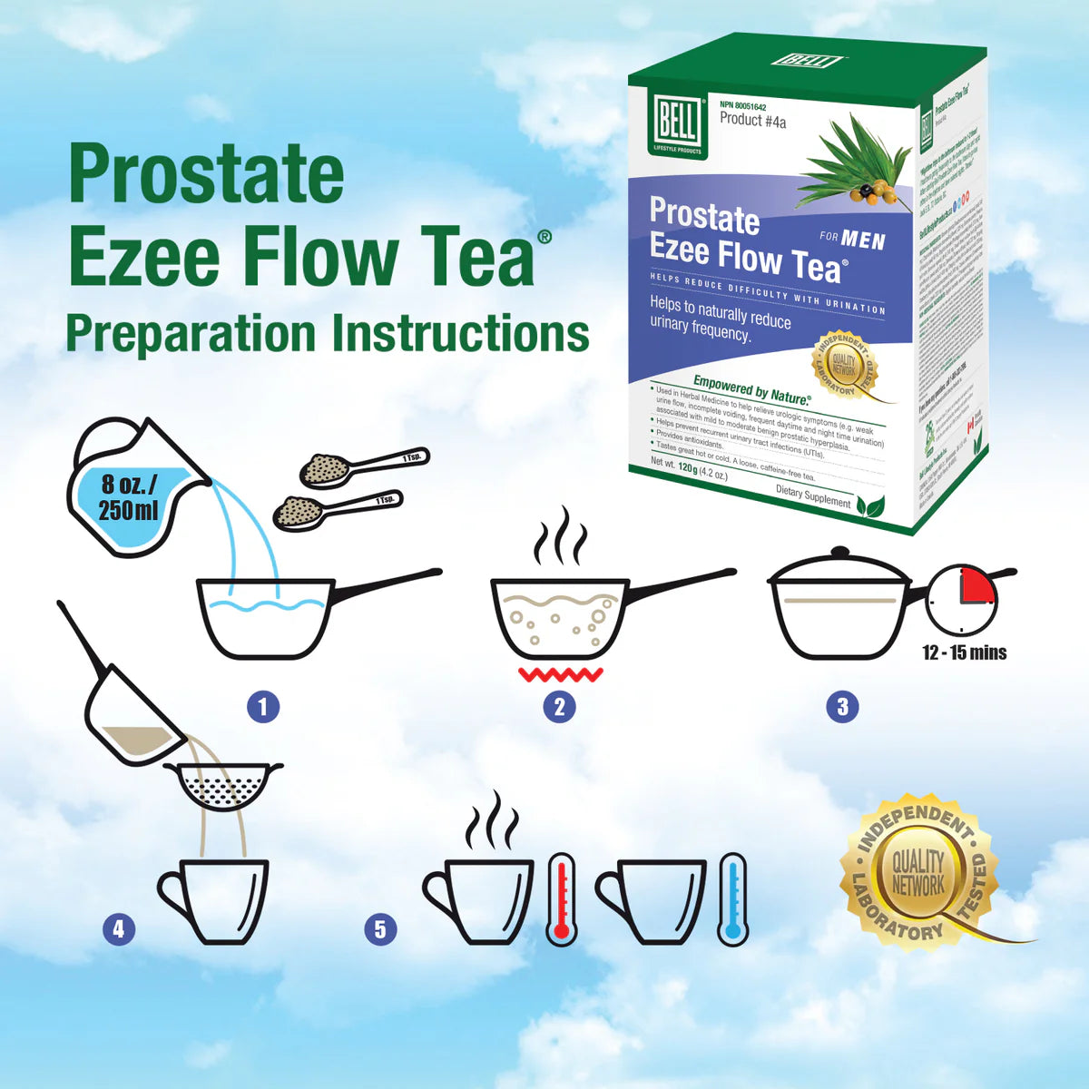 Prostate Ezee Flow Tea® | Bell® |  120 g