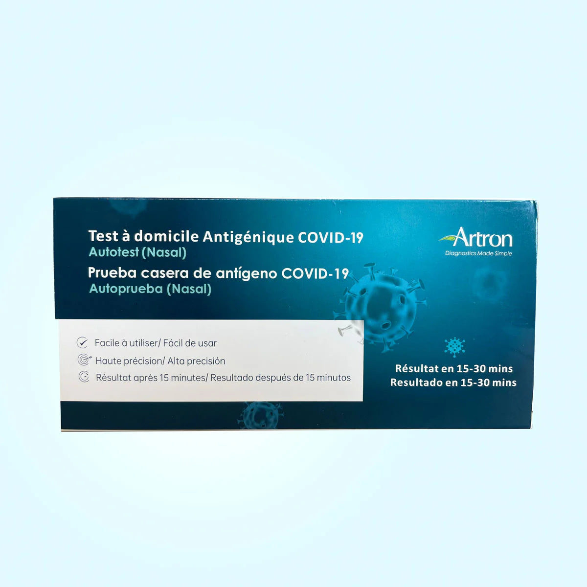 Rapid COVID-19 Antigen Self Test (Nasal) | Artron | 5 Tests/Box