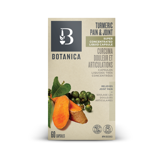Turmeric Pain & Joint  | Botanica | 60 or 120 Liquid Capsules