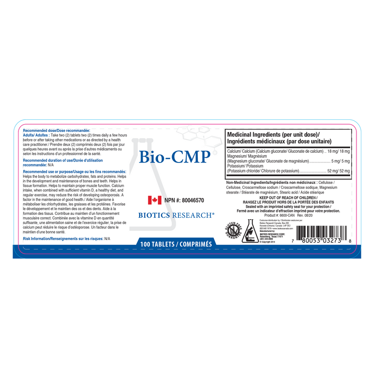 Bio-CMP™ | Biotics Research® | 100 Tablets