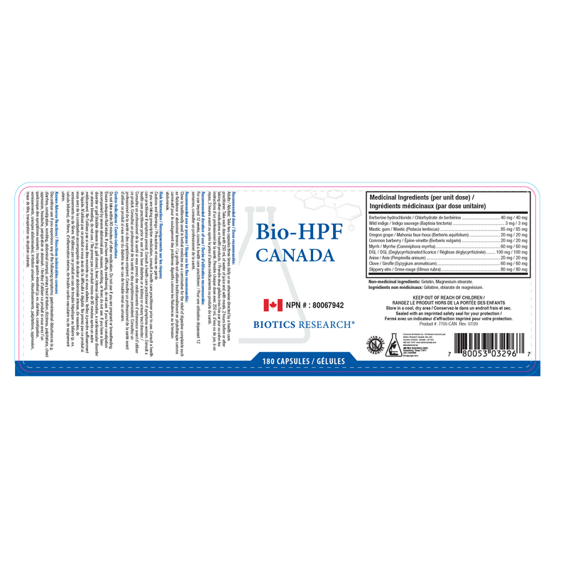 Bio-HPF ® | Biotics Research® | 180 capsules