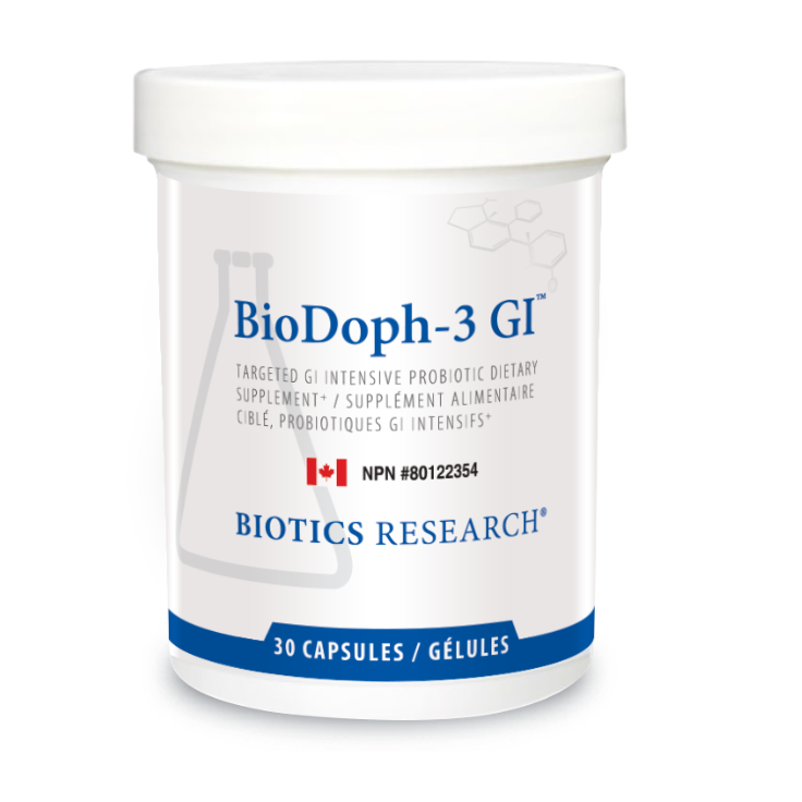 BioDoph-3GI | Biotics Research® | 30 Capsules