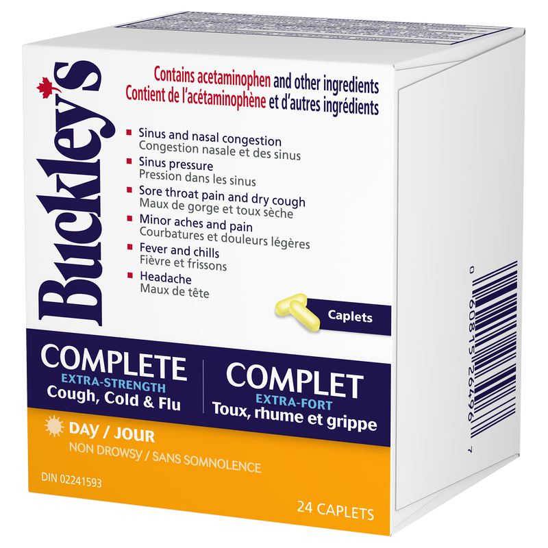 Complete Extra Strength Cough, Cold & Flu | Buckley's® | 24 Caplets