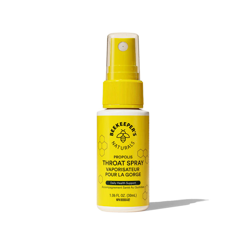 Propolis Throat Spray | Beekeeper's Naturals | 1.06 fl Oz. (30 mL)