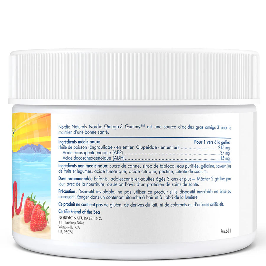 Nordic Omega-3  | Nordic Naturals® | 30 or 60 Gummies