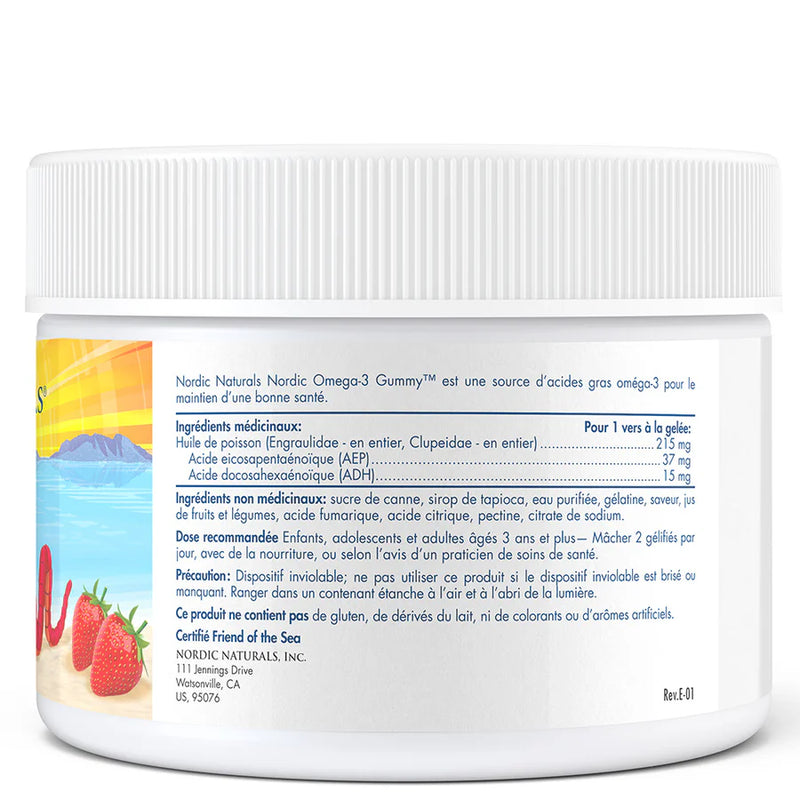 Nordic Omega-3  | Nordic Naturals® | 30 or 60 Gummies