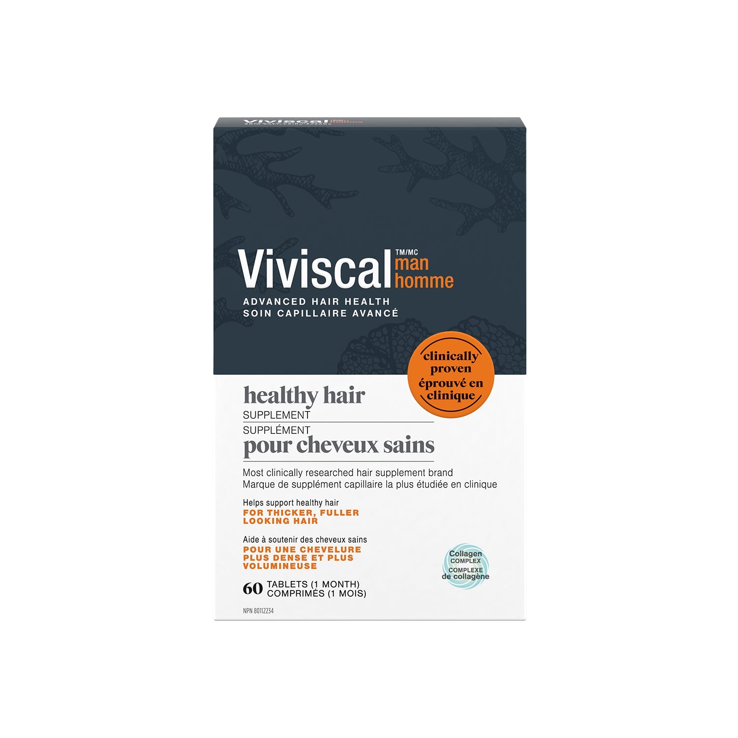 Healthy Hair Supplements for Men | Viviscal™ | 60 Tablets
