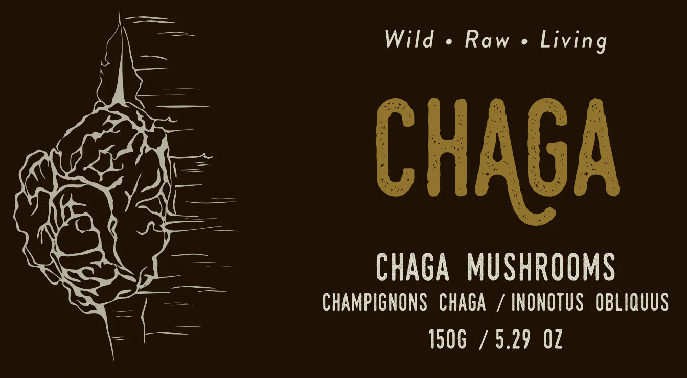 Wild Chaga Mushroom | Canadian Pine Pollen® | 150g (5.3 oz)