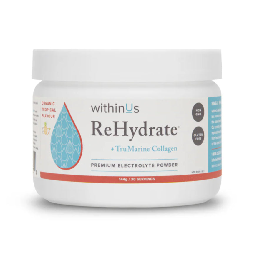 ReHydrate + TruMarine® Collagen Jar | withinUs™ | Different Flavor and Size