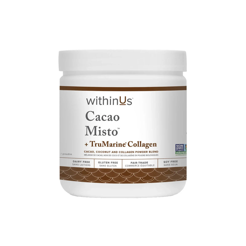 CACAO MISTO™  + TruMarine® Collagen I withinUs™ | 167G 17 Servings OR 280G (35 Servings)